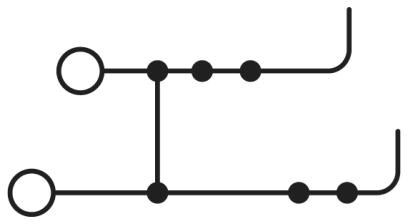 Двухъярусные клеммы QTTCB 1,5/ 2P-PV