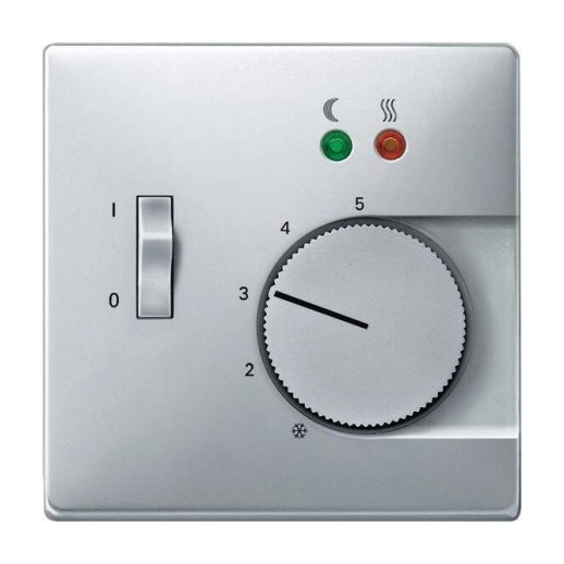 Накладка на термостат MERTEN SYSTEM DESIGN, алюминий