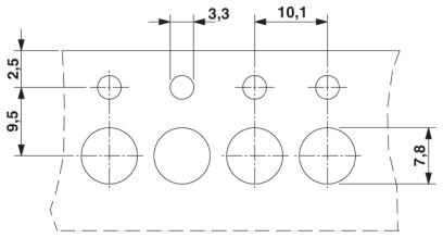 Проходная клемма HDFKV 10-VP-HV