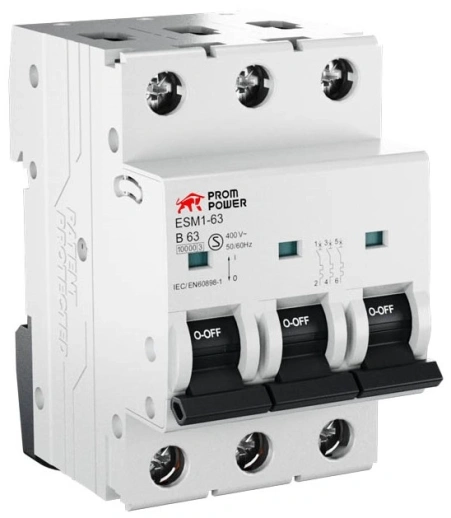 Автоматический выключатель Prompower ESM2-63/B25/3
