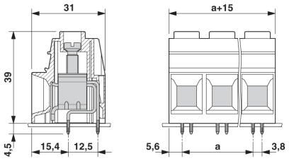 Клеммы для печатной платы MKDSP 25/ 8-15,00