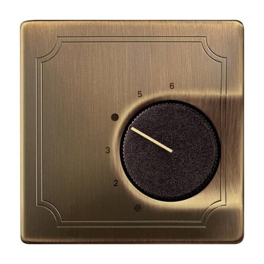 Накладка на терморегулятор MERTEN SYSTEM DESIGN, античная латунь