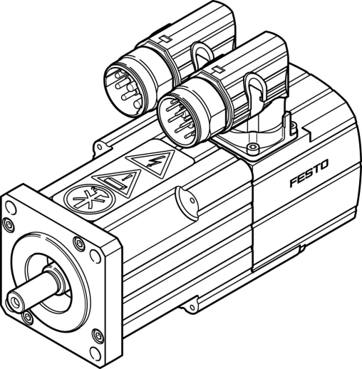 Серводвигатель Festo EMMS-AS-55-S-LS-RR