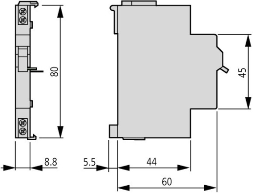 FAZ-XHINW1 Дополнительный контакт к FAZ, 1 перекидной
