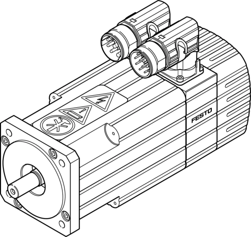 Серводвигатель Festo EMMS-AS-70-M-LV-RR