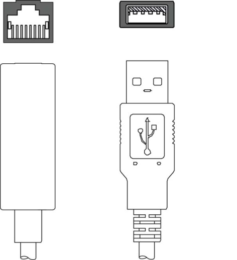 KDS ET-RJ45-A-USB3-A-P4-000 - Адаптер cable