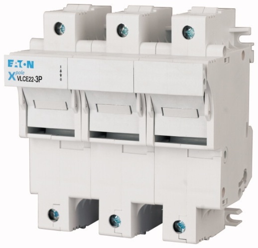 VLCE22-3P Держатель/разъединитель цилиндр. вставок 22х58, 3P