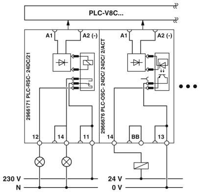 Модуль расширения PLC-V8C/SC-24DC/EM