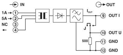 Измерительный преобразователь тока MCR-SLP-1-5-UI-0