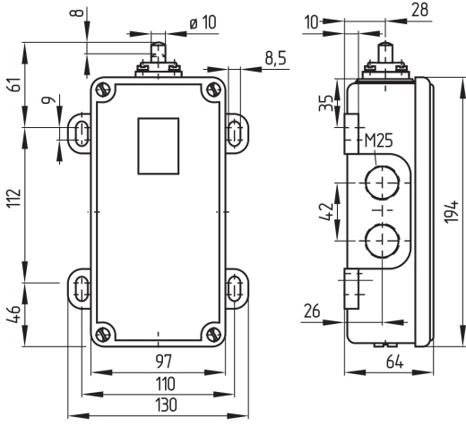 Kонцевой выключатель Schmersal T2C470-33Y
