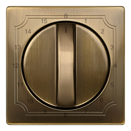 Накладка на таймер MERTEN SYSTEM DESIGN, античная латунь