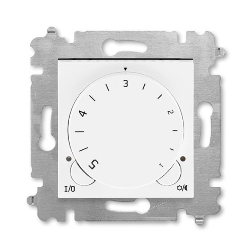 Терморегулятор с поворотной ручкой ABB LEVIT, белый // белый, 3292H-A00003 03W