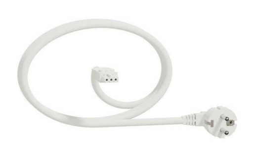 Unica System  Кабель 3м 1,5мм2 прямой БЕЛЫЙ