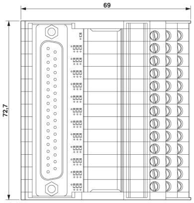 Интерфейсный модуль VIP-3/SC/D37SUB/M/LED