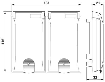 Встраиваемые рамы VS-SI-EB-EMV-2