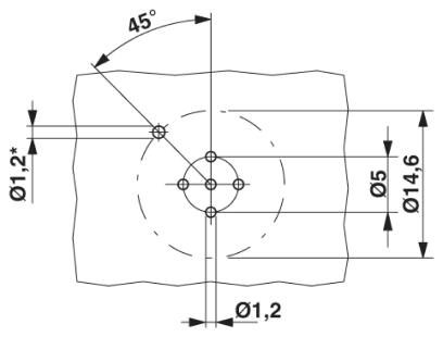 Проходная деталь SACC-DSI-M12FS-5CON-M16 SH