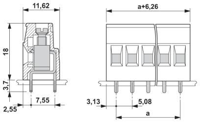Клеммы для печатной платы MKDSD 2,5/ 5-5,08