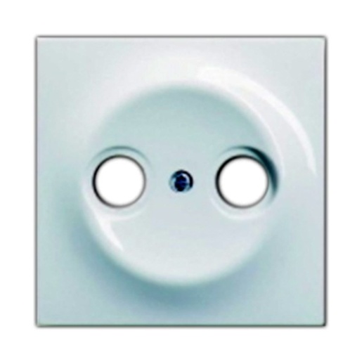 Накладка на розетку телевизионную ABB IMPULS, скрытый монтаж, альпийский белый, 1743-74