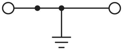 Проходные клеммы UT 2,5-MTD-PE