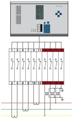 Контрольная колодка RSCWE 6-3/3SL GN