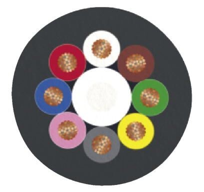 Бухта кабеля SAC-8P-100,0-PUR/0,25