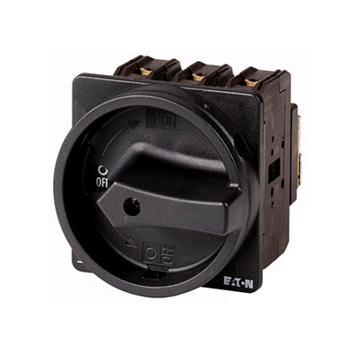 Главный выключатель 3P Plus2 S Plus2 НЗ , 100А, черная ручка , запираемый , переднее крепление P3-100/EA/SVB-SW/2HI11