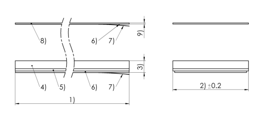 Магнитная лента для линейных энкодеров Balluff BML-M02-A33-A3-M0028-C