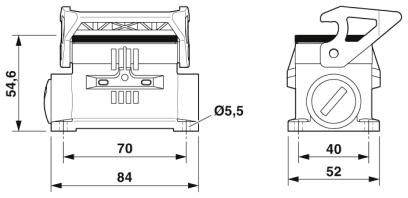 Корпус HC-STA-B06-SLWS-2SSM20-ELC-AL