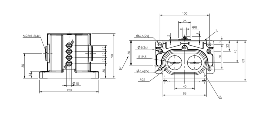 Блочный выключатель Balluff BNS 819-D04-L12-100-10