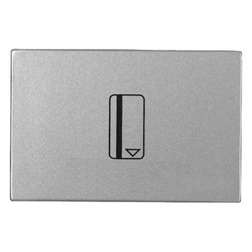 Карточный выключатель двухмодульный ABB ZENIT, механический, серебристый, N2214.1 PL