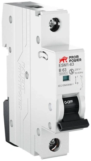 Автоматический выключатель Prompower ESM2-63/C40/1