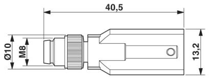 Кабель для датчика / исполнительного элемента SAC-3P-M8Y/2X0,6-PUR/M 8FS