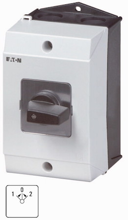 Кулачковый переключатель в корпусе 3P, Ie = 32A, Пол. 2> 0 <1, 45 ° 48х48 мм T3-3-8216/I2