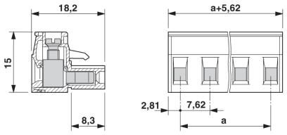 Разъем печатной платы GMSTB 2,5/12-ST-7,62