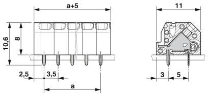 Клеммы для печатной платы SPTAF 1/ 6-3,5-IL