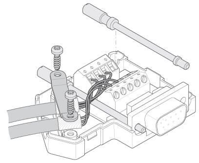 Шинный штекер D-SUB SUBCON-PLUS F4