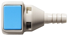 Розетка БРС синий Cube Cupla SPC-06SH-BLU POM SG