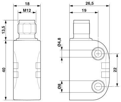Датчик для предохранительного выключателя PSR-CT-M-SEN-1-8