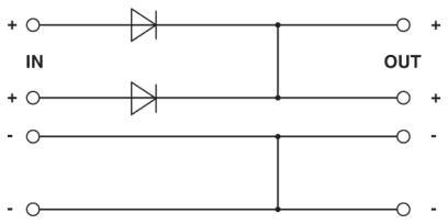 Диод QUINT4-DIODE/12-24DC/2X20/1X40