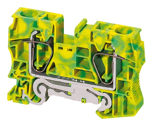 Пружинная клемма для заземления TERMINAL 16 мм², желто-зеленый