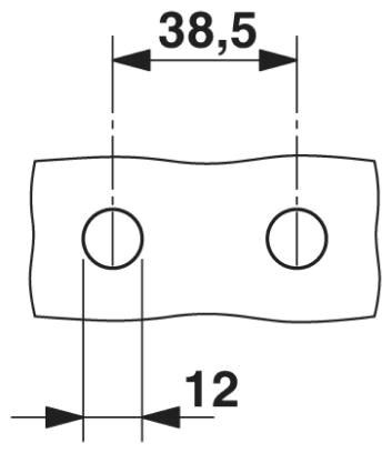 Зажим для экрана SK 35-D