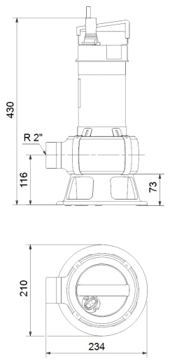 Дренажный насос Grundfos UNILIFT AP 35B.50.06.1.V 96004563
