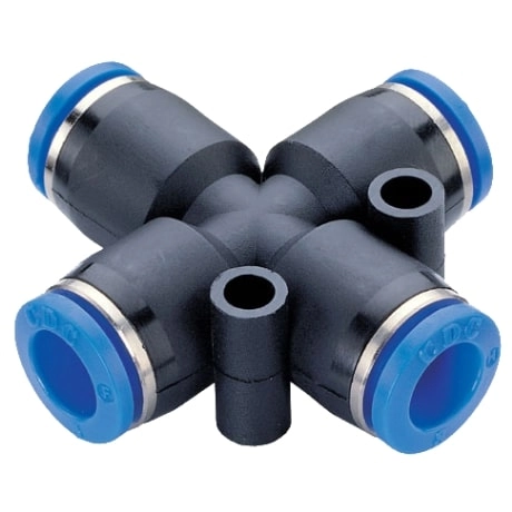 Фитинг цанговый крестообразный CDC PZA-10