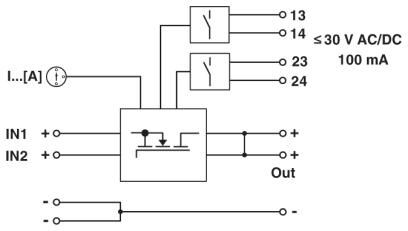 Резервный модуль, с защитным покрытием QUINT-ORING/24DC/2X10/1X20