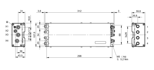 Блок обработки RFID Balluff BIS U-6020-059-114-00-ST26