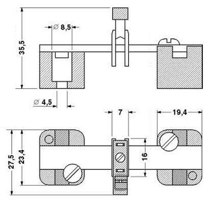 Соединительные клеммы AKG  4 GNYE-EX