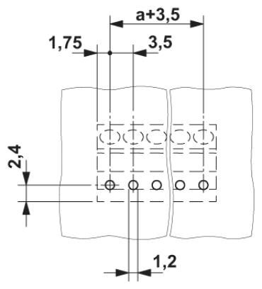 Клеммы для печатной платы PTA 1,5/ 4-3,5