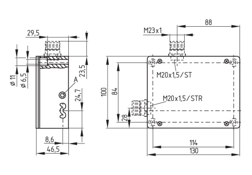 Дверной выключатель безопасности Schmersal AZM 415-02/02ZPKFE 230 VAC