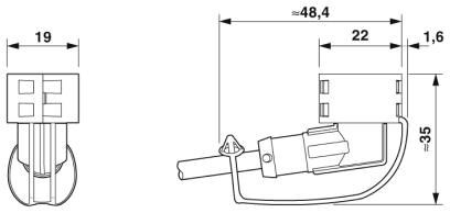 Кабель для датчика / исполнительного элемента SAC-HZ-4P-MS/1,5-542/FRSHSCOBK