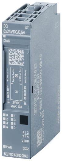 Модуль дискретного вывода SIMATIC ET 200SP Siemens 6ES71326BF000CA0